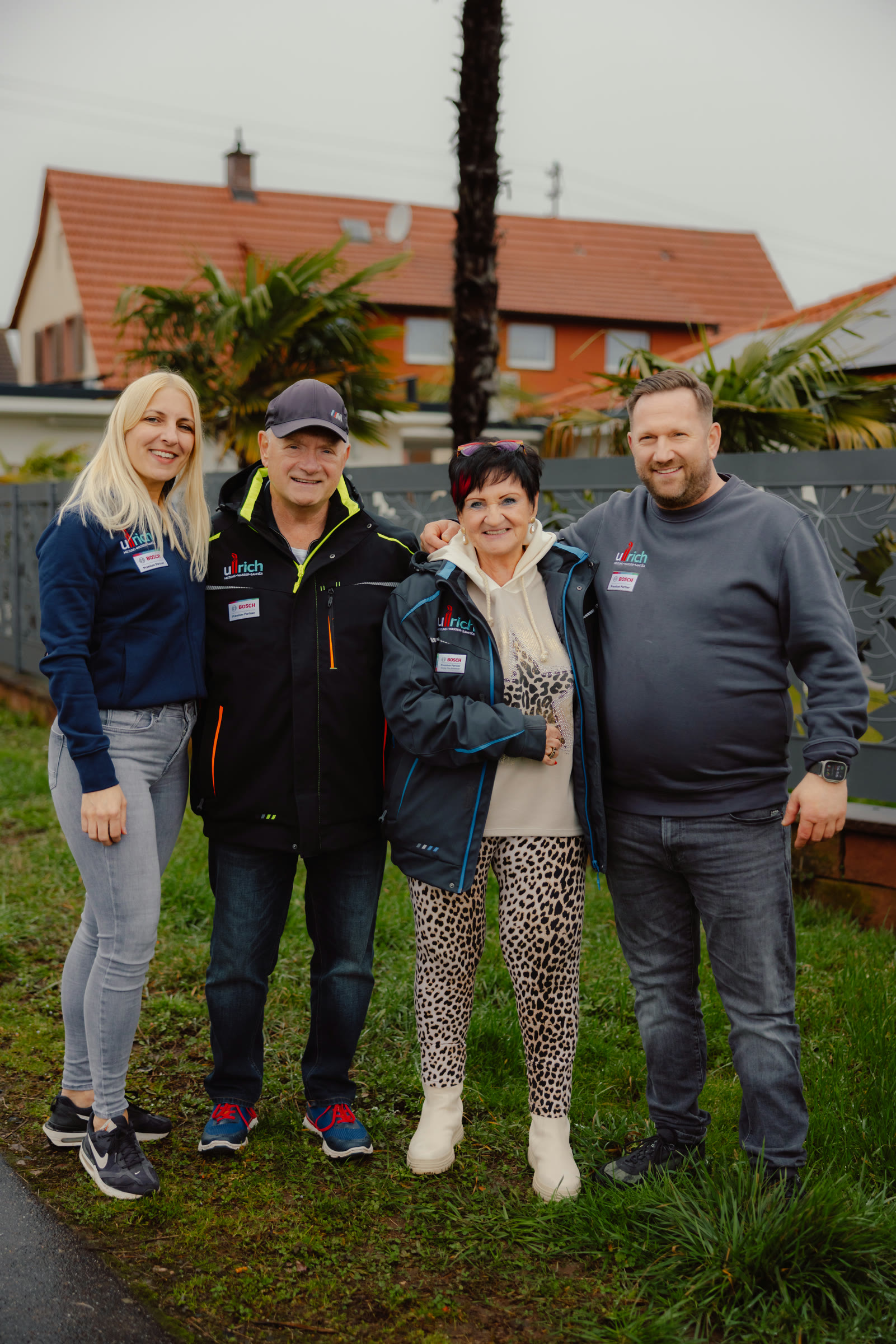 Johanna, Heinz, Bianca und Marc Ullrich gemeinsam